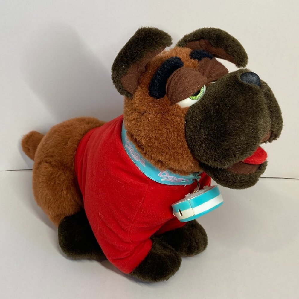 Rare 1997 Trendmasters Dogz PF Magic Interactive Petz Scrappy Plush